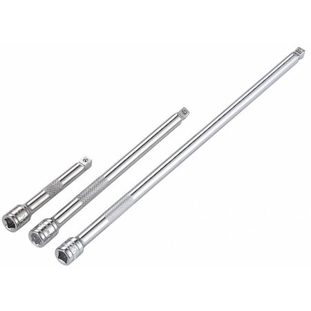 Wobble Socket Ext. Set,1/4" Drive,10" L.