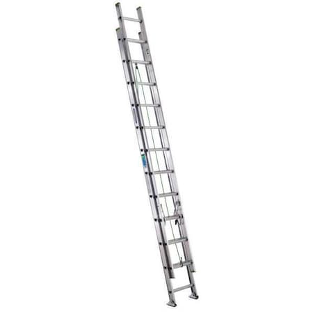24ft Extension Ladder, Aluminum, Type II
