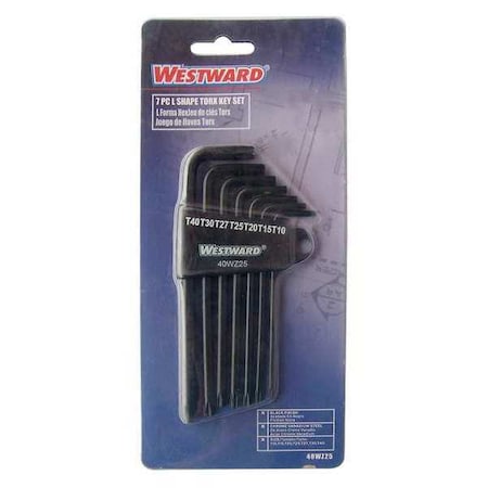 7 Piece Torx? L-Shape Torx? Key Set, 40WZ25