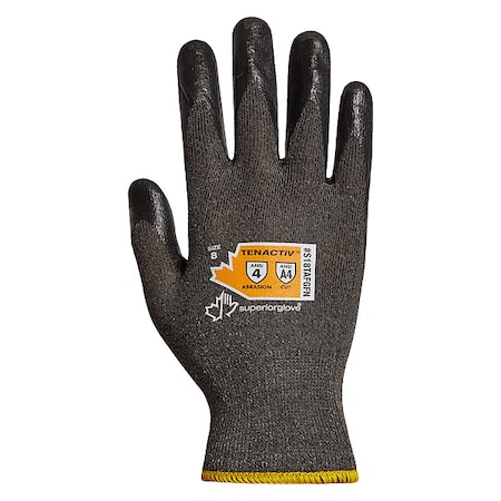 Cut Resistant Coated Gloves, Cut Level A4 ,Dipped ,Foam Nitrile ,Foamed ,XL 1 PR