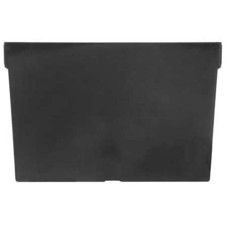 Black, Plastic Divider, Divider W, 12 PK