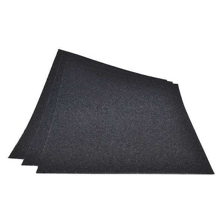 Sandpaper Sheet,Very Fine,320 Grit,PK100