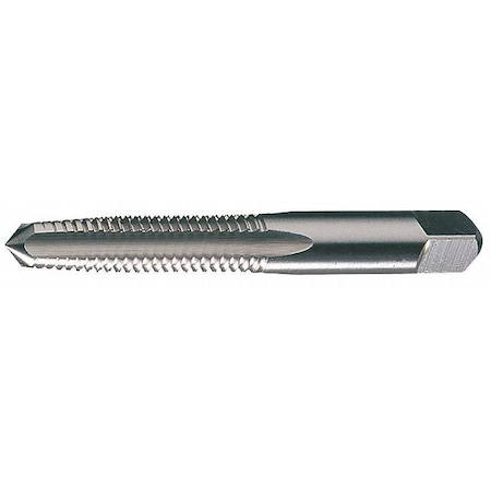 Straight Flute Hand Tap, M18-2.50, Plug, 4 Flutes, Metric Coarse