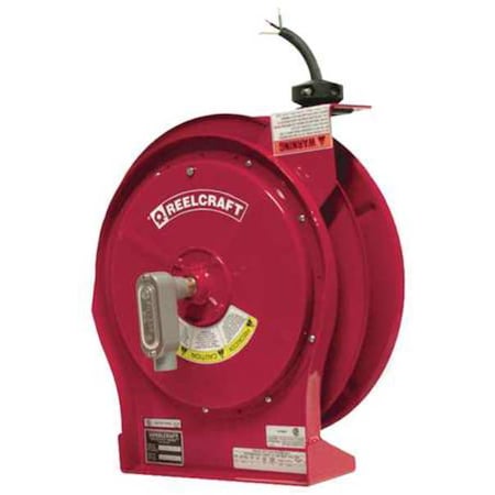 Retractable Cord Reel with 50 ft. Cord 12/4
