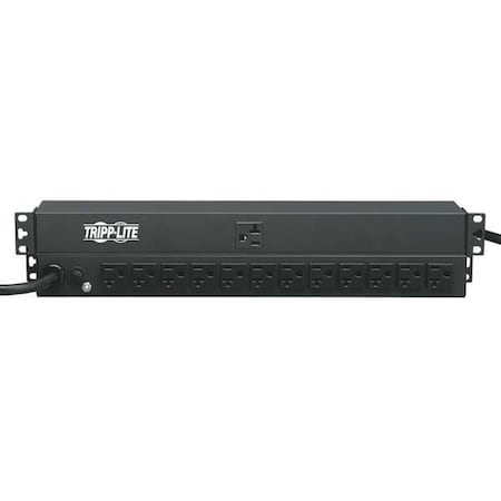 PDU, Rack Mounted, 5-15R, L5-20P, 15 ft., Black