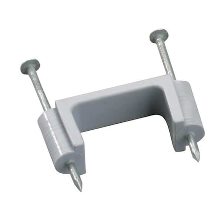Cable Staples, Plastic, Steel, 5 PK