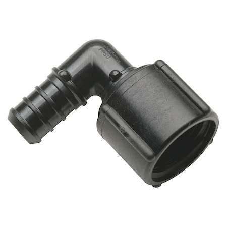 Elbow, Polymer, Barbed 1/2", FNPT 1/2"