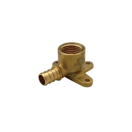Elbow, Brass, Barbed 1/2 in, FNPT 1/2 in