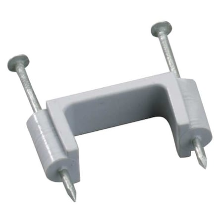Cable Staples, Plastic, Steel, 2 PK
