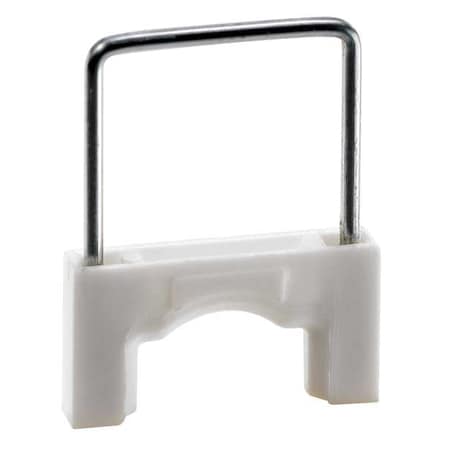 Cable Staples, Plastic, Steel, 200 PK