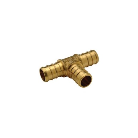 Tee,Brass,Barbed1/2in