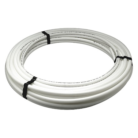 PEX Tubing,White,1/2 in,100 ft,100 psi