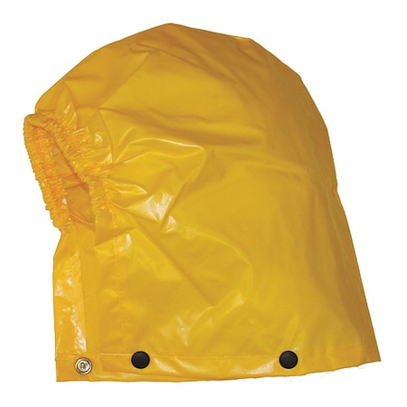 Iron Eagle Rain Hood, Yellw, Snaps, Nylon/Polyurethane