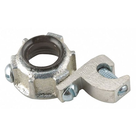 Conduit Fitting Bushing, 3/4 in, Threaded, Iron, Zinc Plated