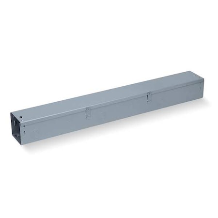 Straight Section Wireway, 1 Rating, Steel, Powder Coated
