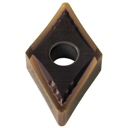 Diamond Turning Insert, Diamond, 1/2 in, DNMG, 1/32 in, Carbide