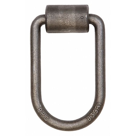 1/2 Inch Forged Extended D-Ring With Integral Weld-On Mounting Bracket