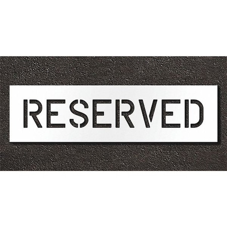 Pavement Stencil,Reserved, STL-108-70633