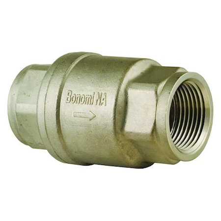 3/8" NPT Stainless Steel Spring Check Valve
