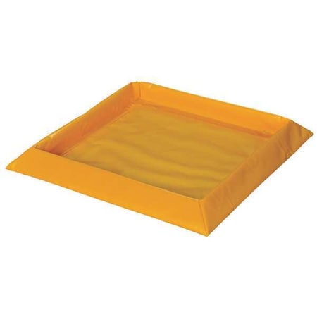Spill Tray, Yellow, Rectangle, 60 gal