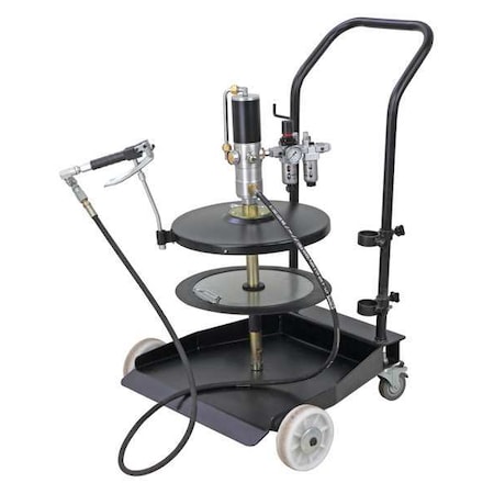 Air Drum Pump Kit, 2.42 lb/min, 7,500psi, 50-1