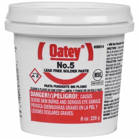 Paste Flux,Paste,Petroleum,8 oz.