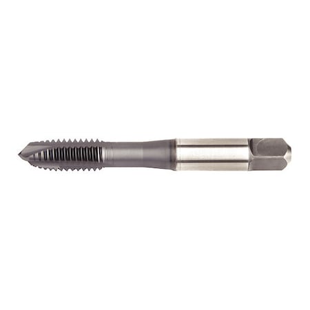 Spiral Point Tap, #2-56, Plug, UNC, 2 Flutes, TiCN