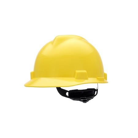 Hard Hat, Super V, High Density Polyethylene, Fas-Trac III, Type 2, Class E, Yellow