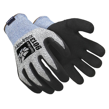 Cut Resistant Coated Gloves, Cut Level A8 ,Dipped ,Nitrile ,Sandy ,2XL 1 PR