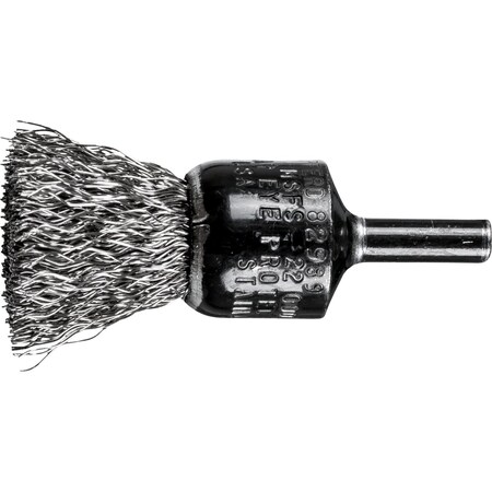 Crimped Wire End Brsh,.014SS Wire,3/4