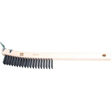 Curved Handle Scratch Brush,Scrpr,4"x19