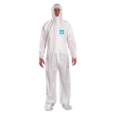Hooded Coverall,Bound,Booted,L,PK25