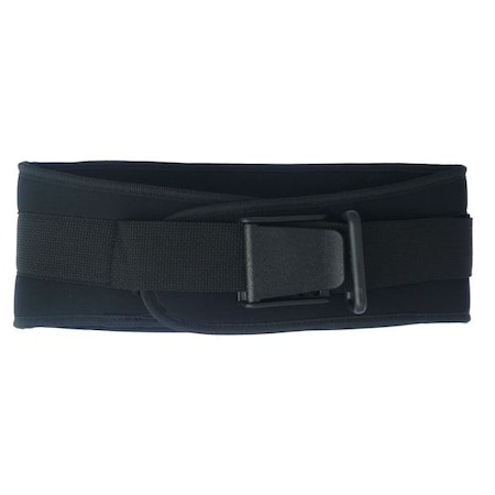 Back Support,Black,6 In. Wide,Nylon,M