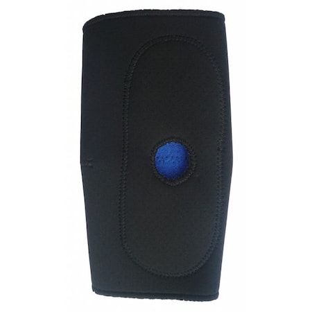 Knee Support, Open Patella, 0 Straps, Black