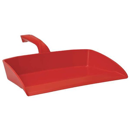 Hand Held Dust Pan,Red,Polypropylene