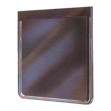Splash Guard, 26 in X 24 in, Rubber, Black