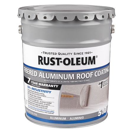 Aluminum Roof Coating,4.75 gal