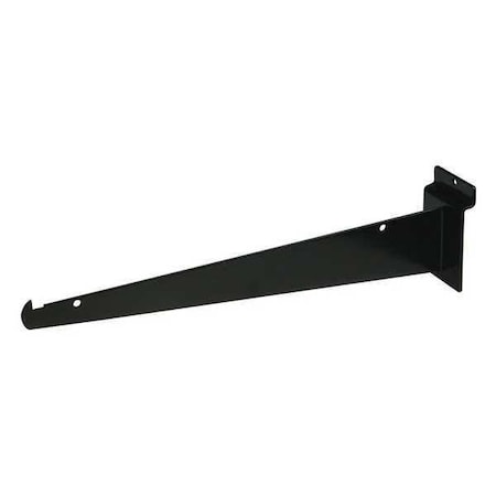 Knife Bracket, Shiny, 12"L, Black, 48PK