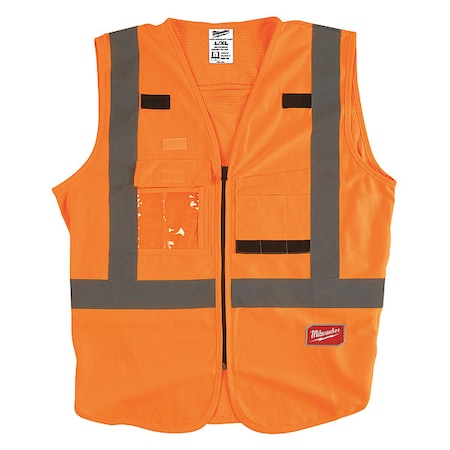 Class 2 High Visibility Orange  Safety Vest - S/M (CSA)