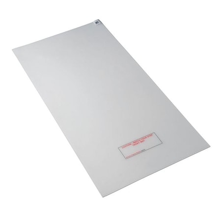 Disposable Tacky Mat, Polyethylene, 1.5 mil Thick, 18 in W x 36 in L, Clear, 30, 4 PK