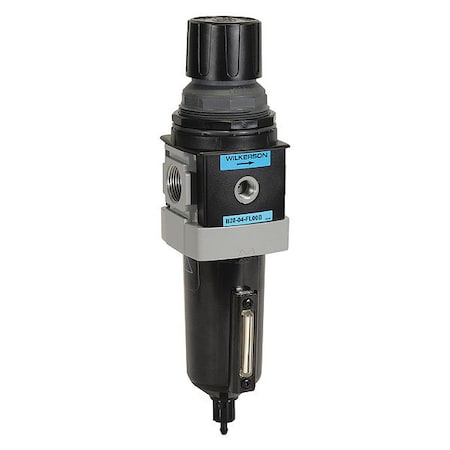 Filter-Regulator, Particles/Water Removal, Bowl Size - Air Treatment: 3.0 oz