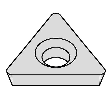 Triangle Turning Insert, Triangle, 5/32 in, TDHB, 0.002 in