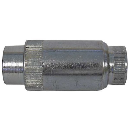Rigid Union, 1/2 in, Threaded, Steel, Galvanized, Silver