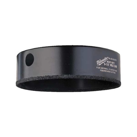 6-7/8" Recessed Light Carbide Grit Hole Saw with Pilot Bit