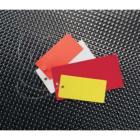 Shipping Tag, Vinyl, 4-1/4" H x 2-1/8" W, Silver