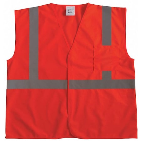 U-Block Vest, Class2 Orange/Red, 2XL/3XL