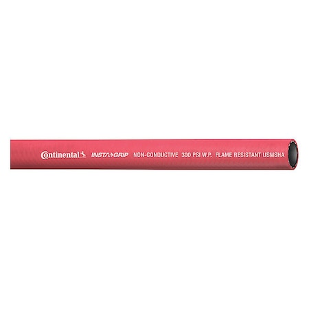 Air Hose,3/8" ID x 50 ft.,Red