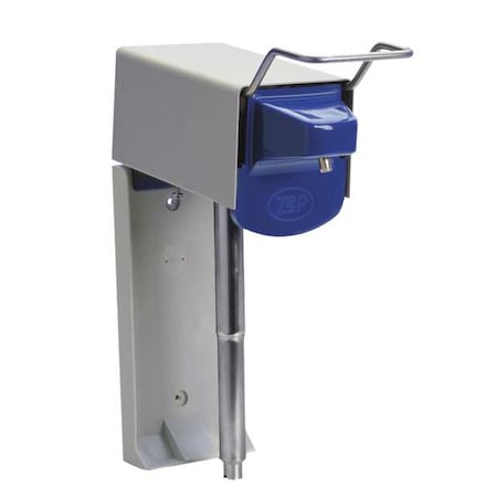 Hand Soap Dispenser, D-4000 Plus , 1 Gal Refill Size, Aluminum and Nylon, Gray