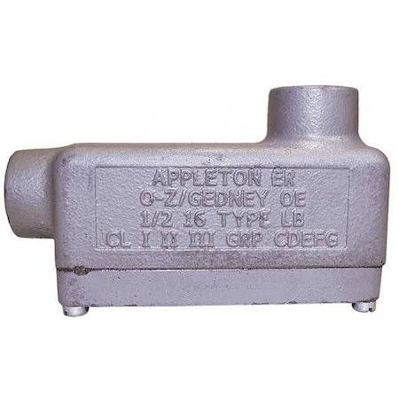Conduit Outlet Body w/Cover,Iron,LB