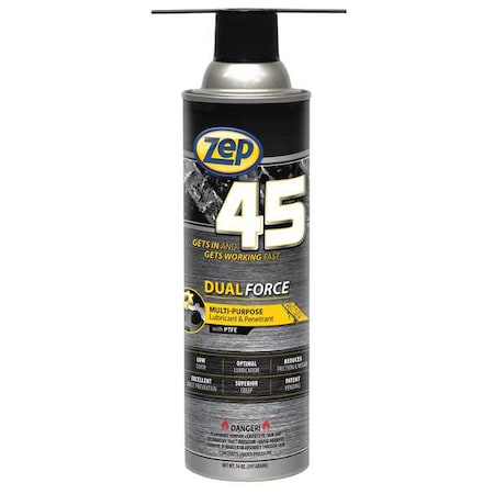 General Purpose Lubricant, 14 oz, Aerosol Can, Petroleum Distillates, Amber